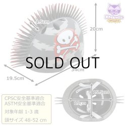 画像2: RASKULLZ Infant Helmet Lil Pirate Mohawk Gray