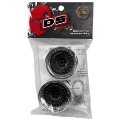 画像2: DRIFT ELEMENT SERIES RIM：Gunmetal Mesh Chrome Lip Chrome Rivets