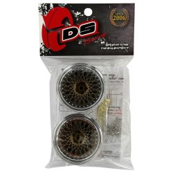 画像2: DRIFT ELEMENT SERIES RIM：Bronze Mesh Chrome Lip Chrome Rivets