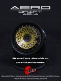 AERO DRIFT：Sloped Black / Gold Mesh