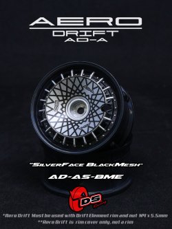 画像1: AERO DRIFT：Sloped Silver / Black Mesh