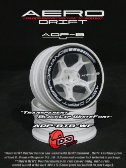 画像1: AERO DRIFT PERFORMANCE : Flat Transparent / Black Lip