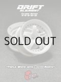 DRIFT ELEMENT SERIES RIM：White 5Spokes White Lip Black Rivets