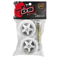 画像2: DRIFT ELEMENT SERIES RIM：White 5Spokes White Lip Silver Rivets