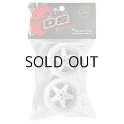 画像2: DRIFT ELEMENT SERIES RIM：White 5Spokes White Lip Gold Rivets