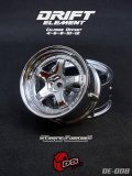 DRIFT ELEMENT SERIES RIM：Chrome 5Spokes Chrome Lip Chrome Rivets