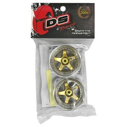 画像2: DRIFT ELEMENT SERIES RIM：Gold 5Spokes Chrome Lip  Gold Rivets