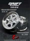 DRIFT ELEMENT SERIES RIM：Chrome 6Spokes Chrome Lip Chrome Rivets
