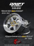 DRIFT ELEMENT SERIES RIM：Chrome 6Spokes Chrome Lip Gold Rivets