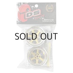 画像2: DRIFT ELEMENT SERIES RIM：Gold 6Spokes Chrome Lip  Chrome Rivets