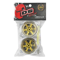 画像2: DRIFT ELEMENT SERIES RIM：Gold 6Spokes Chrome Lip Gold Rivets