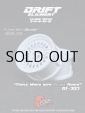 DRIFT ELEMENT SERIES RIM：White Mesh White Lip Silver Rivets