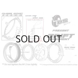 画像3: DRIFT ELEMENT SERIES RIM：Gold 5Spokes Chrome Lip  Gold Rivets