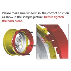 画像4: DRIFT ELEMENT SERIES RIM：Gold 6Spokes Chrome Lip  Chrome Rivets