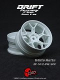 DRIFT FEATHERY RIM：5Y Spokes White Matte Offset 8mm