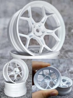 画像3: DRIFT FEATHERY RIM：5Y Spokes WHITE Super Soft Offset 6mm