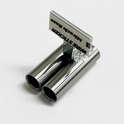 画像2: スタンダードステンレスマフラー（並列デュアル　出口径8Φ　ステー⇔出口 15mm/ 30ｍｍ）