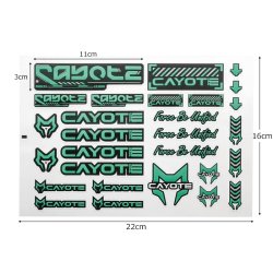 画像3: CAYOTE ステッカー レーシング用（２枚入）/ CAFS03