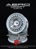 AERO DRIFT：Sloped White / Black Mesh