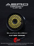 AERO DRIFT：Flat Black / Gold Mesh