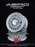 AERO DRIFT：Flat White / Black Mesh