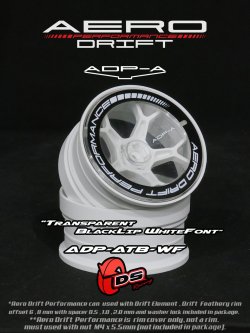 画像1: AERO DRIFT PERFORMANCE : Sloped Transparent / Black Lip