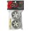 画像2: DRIFT ELEMENT SERIES RIM：White 5Spokes Chrome Lip Gold Rivets (2)