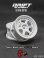 画像1: DRIFT ELEMENT SERIES RIM：White 6Spokes White Lip Silver Rivets (1)