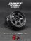画像1: DRIFT ELEMENT SERIES RIM：Black 6Spokes Black Lip Silver Rivets (1)