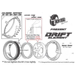 画像3: DRIFT ELEMENT SERIES RIM：Flu Pink 6Spokes Chrome Lip Black Rivets