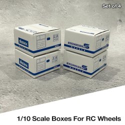画像2: 1/10 Scale Boxes For RC Wheels（4枚組）