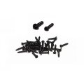 M1 SCREWS 6mm - BLACK - 100