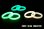 画像4: RIDE ON Wristbands（Knobby Bands）Glow Green (4)