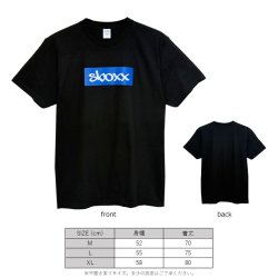 画像2: SBOXX Black T-shirt with Blue Square Logo（M/L/XL）