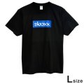 SBOXX Black T-shirt with Blue Square Logo（L size）