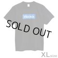 SBOXX Black T-shirt with Blue Square Logo（XL size）