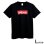 画像1: SBOXX Black T-shirt with Red Square Logo（L size） (1)