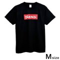SBOXX Black T-shirt with Red Square Logo（M size）