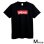 画像1: SBOXX Black T-shirt with Red Square Logo（M size） (1)