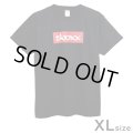 SBOXX Black T-shirt with Red Square Logo（XL size）