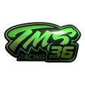 TMS Racing Sticker Aluminum Finish Kazumi Takahashi Model