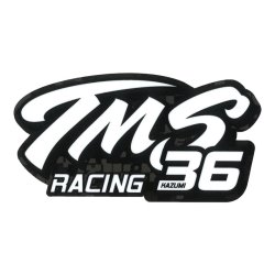 画像1: TMS Racing Sticker White Kazumi Takahashi Model