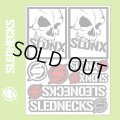 SLEDNECKS　Face Your Fears Stiker Sheet (Red)　【メール便OK】