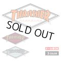 Thrasher Magazine Diamond Logo sticker 【全3色】