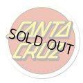 SANTA CRUZ Skateboards Classic Dot sticker （Red）　【メール便OK】