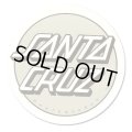 SANTA CRUZ Skateboards Classic Dot sticker （Silver）　【メール便OK】