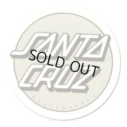 画像1: SANTA CRUZ Skateboards Classic Dot sticker （Silver）　【メール便OK】