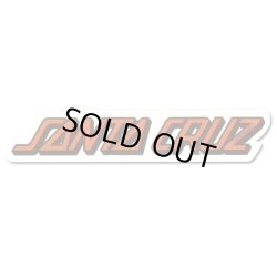 画像1: SANTA CRUZ Skateboards Strip sticker （Red）　【メール便OK】