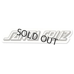 画像1: SANTA CRUZ Skateboards Strip sticker （White）　【メール便OK】