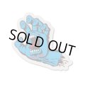 SANTA CRUZ Skateboards Screming Hand sticker （Blue）S 【メール便OK】